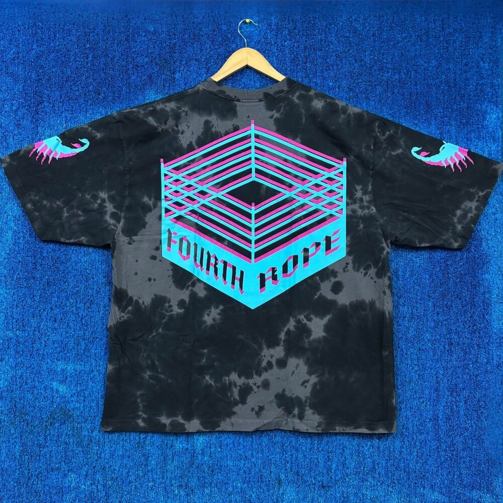 Fourth Rope Westside Gunn Oversized Tie-Dye Wrestling T-Shirt Size Large - Picture 3 of 4